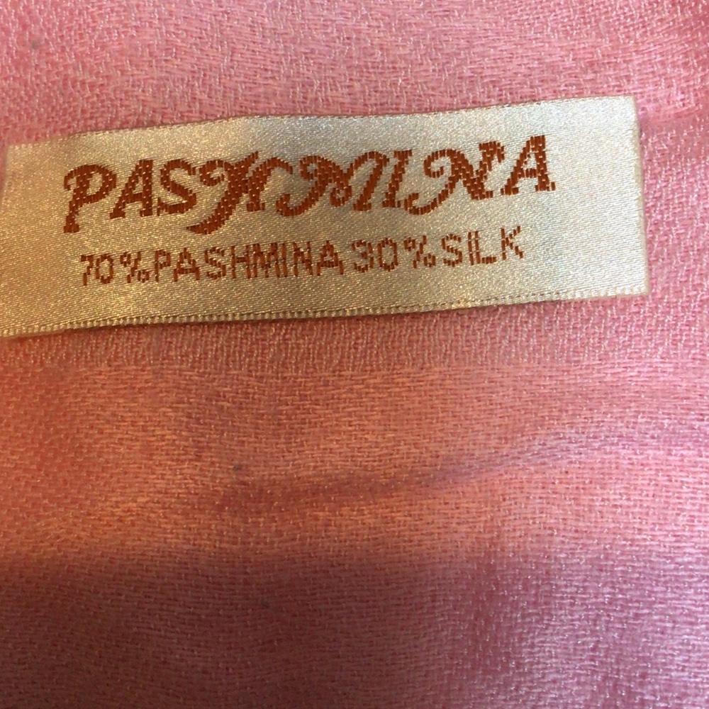 Pashmina Pink Scarf - Picture 2 of 3